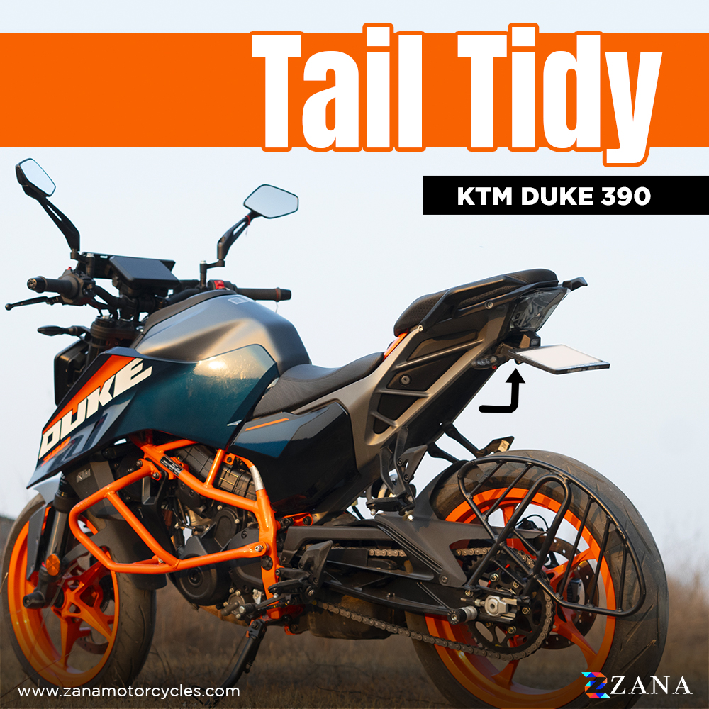 Zana- TAIL TIDY BLACK FOR  KTM DUKE 390/250/200/390 GEN 3