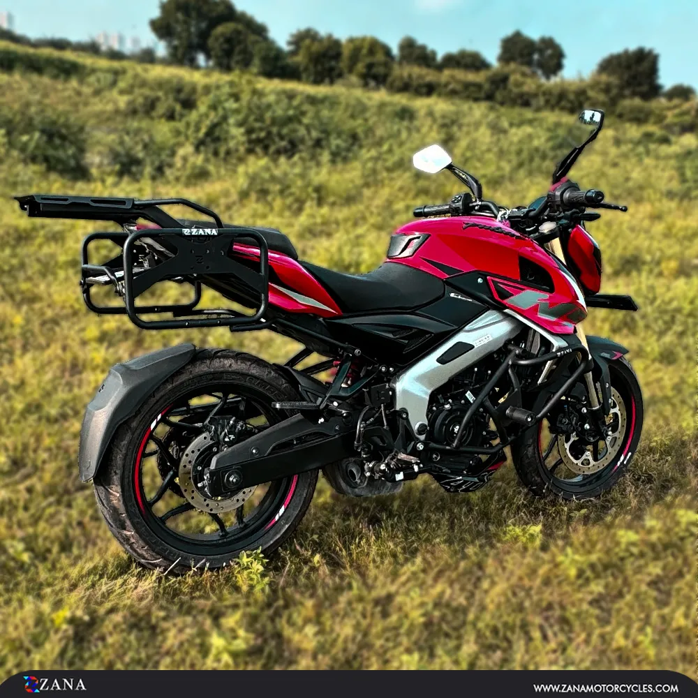 Zana- Top Rack with MS Plate for Pulsar NS400z | Touring Essentials